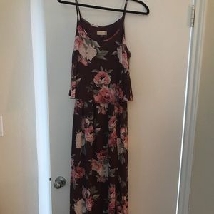 Beautiful floral maxi dress